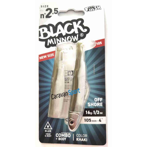 Combo Black Minnow 105 - N° 2.5 Fiiish