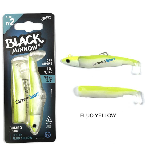 Combo Black Minnow 90 Fiiish