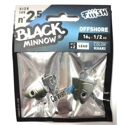 Cabeza Black Minnow 105 - N° 2.5 Fiiish