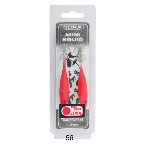 Oppai Mini Squid Soft Trasparent 75 mm Seika Tubertini