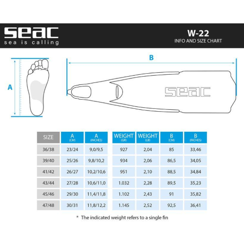 Seac Sub W-22 Fins