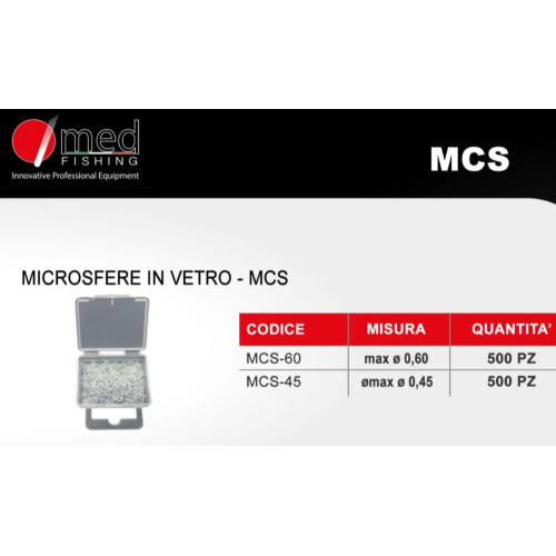 Microsfere in vetro Med Fishing
