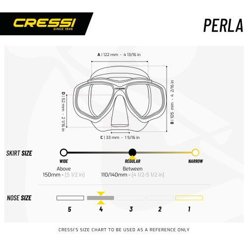 Masque Perla Cressi Sub