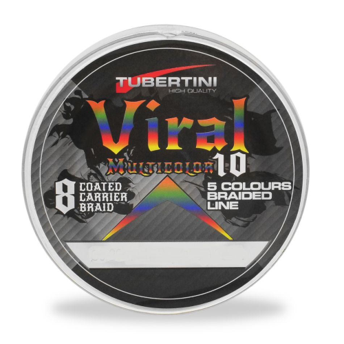 Viral Braided Line Multicolor 1000 mt Tubertini