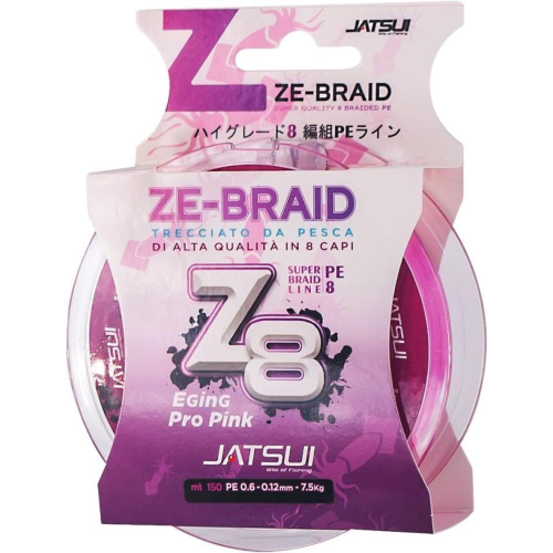 Trecciato Ze-Braid Z8 Eging Pro 150 mt Jatsui