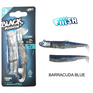 Combo Black Minnow 90 Fiiish