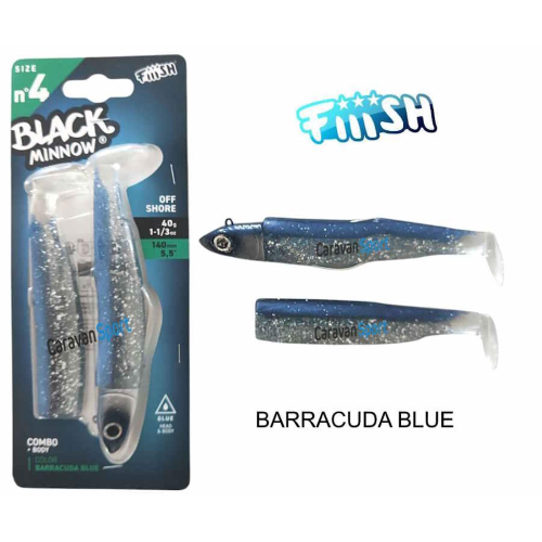Combo Black Minnow 140 - N° 4 Fiiish