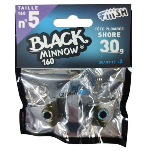 Testa Piombata Black Minnow 160 - N° 5 Fiiish