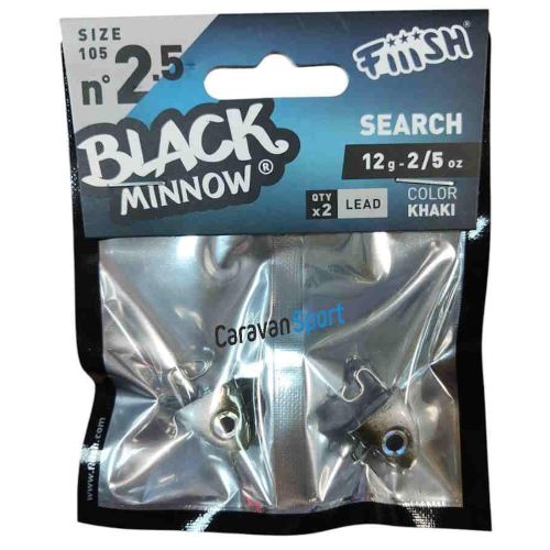 Jig Head Black Minnow 105 - N° 2.5 Fiiish