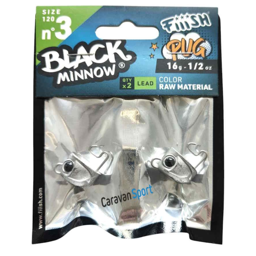 Testa Piombata Black Minnow 120 - N° 3 Fiiish