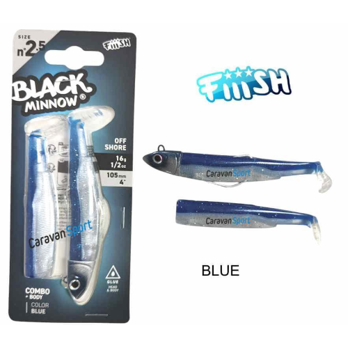 Combo Black Minnow 105 - N° 2.5 Fiiish