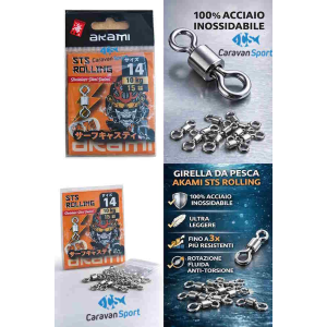 Akami STS Rolling Stinaless Steel Swivel
