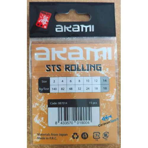 Akami STS Rolling Stinaless Steel Swivel