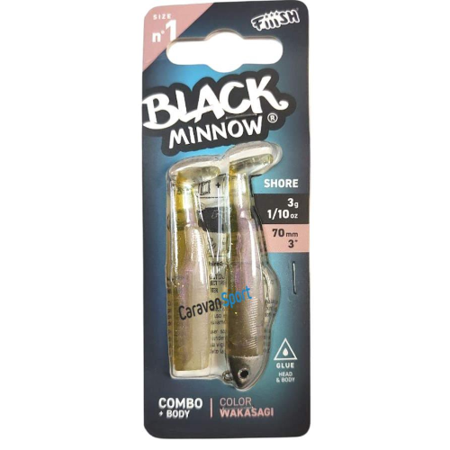 Combo Black Minnow 70 - N° 1 Fiiish