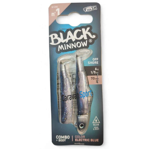 Combo Black Minnow 70 - N° 1 Fiiish