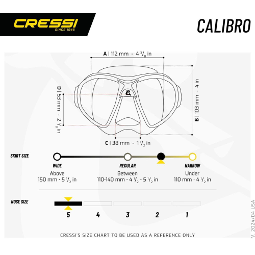 Cressi Calibro Mask