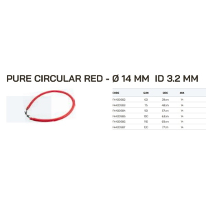 Cressi Pure Circular Red 14 mm Band