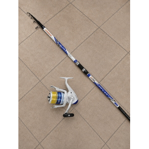 Combo Trabucco Avalon Surf Canna + Mulinello + Monofilo
