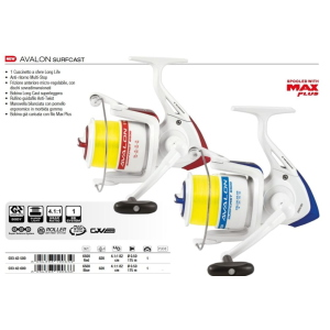 Combo Trabucco Avalon Surf Canna + Mulinello + Monofilo