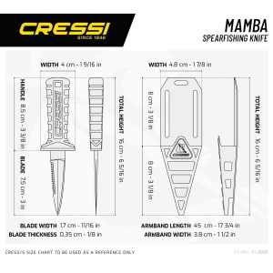 Cressi Mamba Tauchmesser