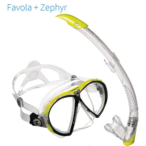 Set Maschera Favola + Areatore Zephyr Technisub - Aqualung