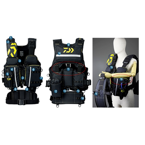 Giberna Vest DF-6104 Daiwa