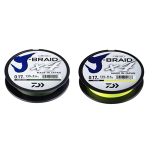 J-BRAID PE X4 135 mt Daiwa