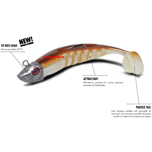 Combo Armato Neo Shad 90 mm Delalande