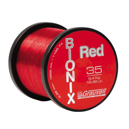 Monofilo Bionix Red 1000 mt Grauvell