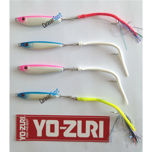 Metallic Sardine Jig 30 gr Yo-Zuri Con Coda in Silicone 