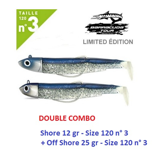 Double Combo Black Minnow 120 - N° 3 Fiiish