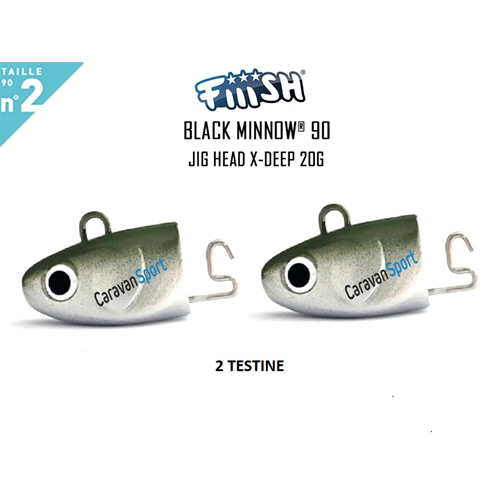 Testa Piombata Black Minnow 90 - N° 2 Fiiish