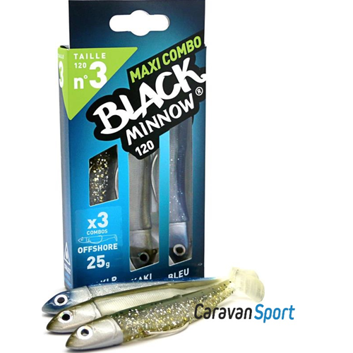 Maxi Combo Black Minnow 120 - N° 3 Fiiish