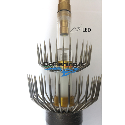 Totanara Di Profondità a 1 Luce Led e 2 Corone CF9345 CoFishing