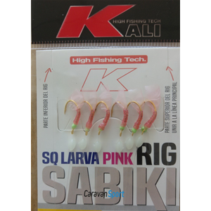 Sabiki SQ Larva Pink Rig Kali