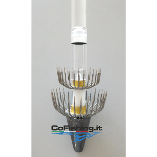 Totanara Di Profondità In Plexiglass 2 Luci e 2 Corone CF9632 CoFishing