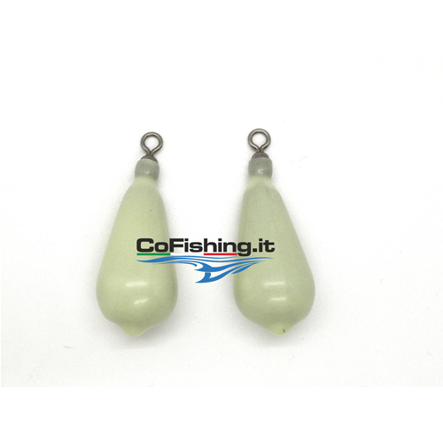 Piombo Pera con Girella Plastificato CF10114 CoFishing
