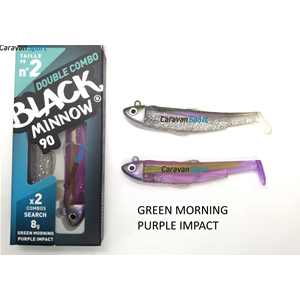Double Combo Black Minnow 90 - N° 2 Fiiish