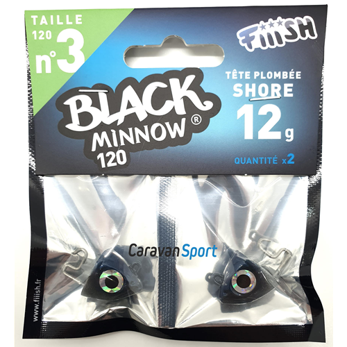 Jig Head Black Minnow 120 - N° 3 Fiiish