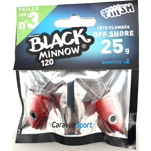 Testa Piombata Black Minnow 120 - N° 3 Fiiish