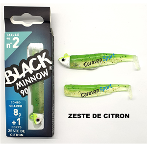 Combo Black Minnow 90 Fiiish
