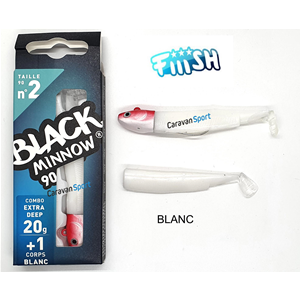 Combo Black Minnow 90 Fiiish