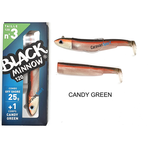 Combo Black Minnow 120 Fiiish
