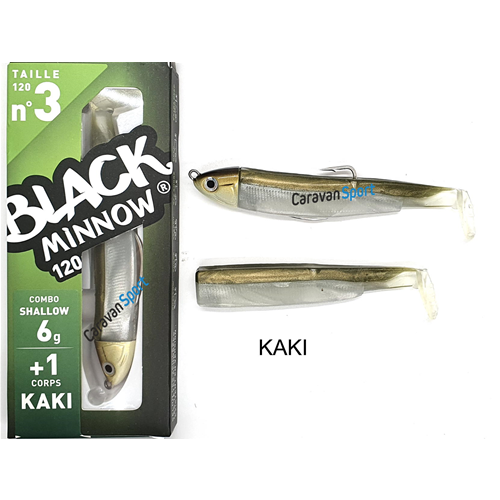 Combo Black Minnow 120 Fiiish
