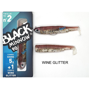 Combo Black Minnow 90 Fiiish