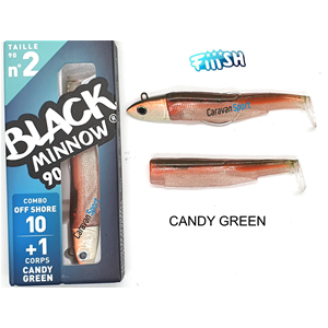 Combo Black Minnow 90 Fiiish