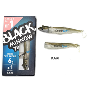 Combo Black Minnow 70 - N° 1 Fiiish