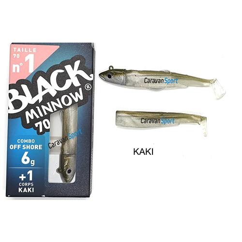 Combo Black Minnow 70 - N° 1 Fiiish