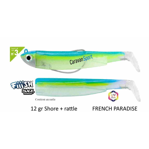 Combo Black Minnow 120 Fiiish