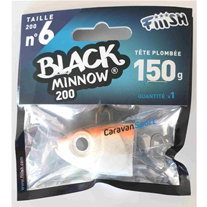 Testa Piombata Black Minnow 200 - N° 6 Fiiish